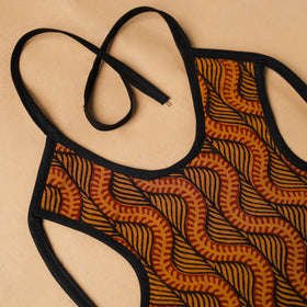 Brown Handmade Cotton Baby Bib