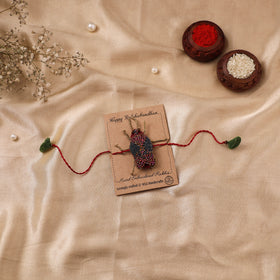 Cockroach - Reusable Hand Embroidered Bead Work Rakhi 03