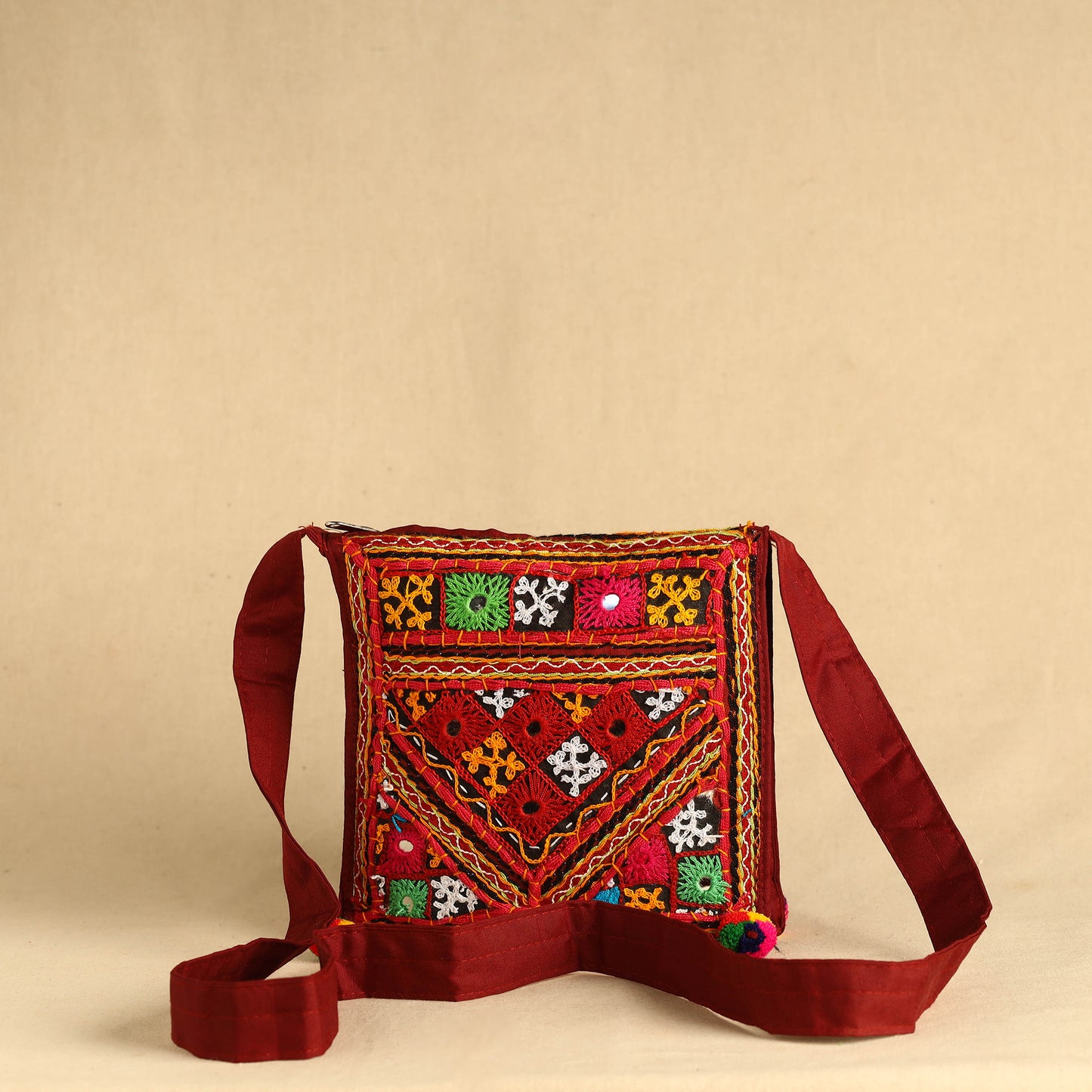 Mirror Work Sling Bag