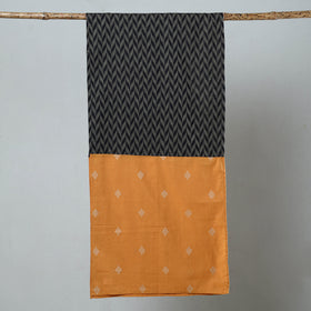 Multicolor - jacquard patchwork cotton stole 114