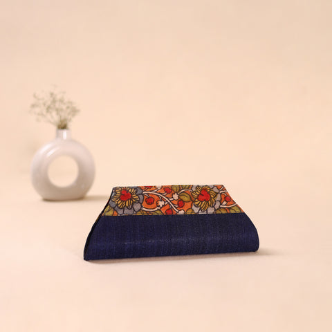 Srikalahasti Kalamkari Handpainted Clutch by Dwaraka Plus 17