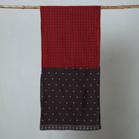 Brown - Jacquard Patchwork Cotton Stole 112