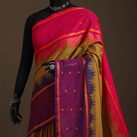 Multicolor - Kandangi Buti Chettinad Cotton Saree with Border 51