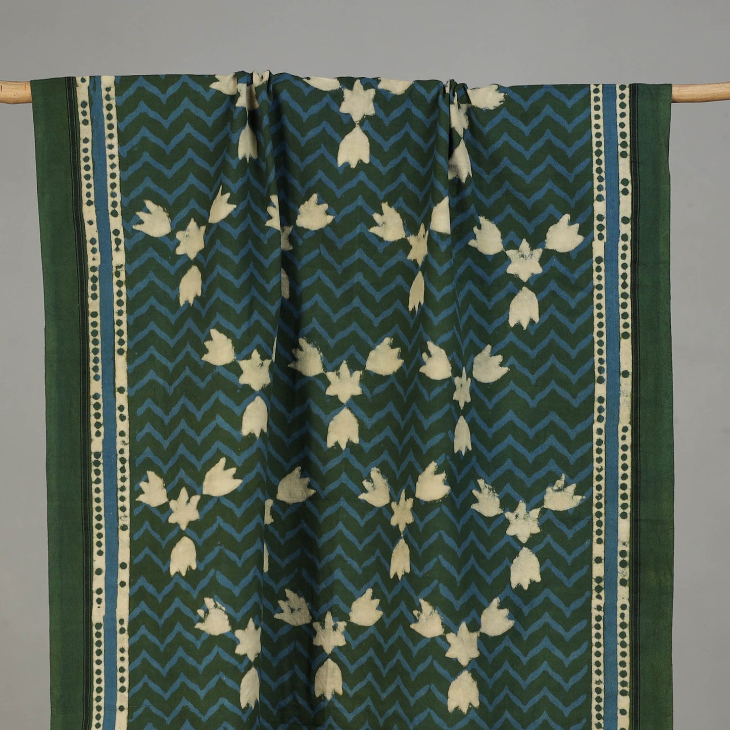 Pipad Hand Block Print Natural Dyed Pure Handloom Cotton Towel 21