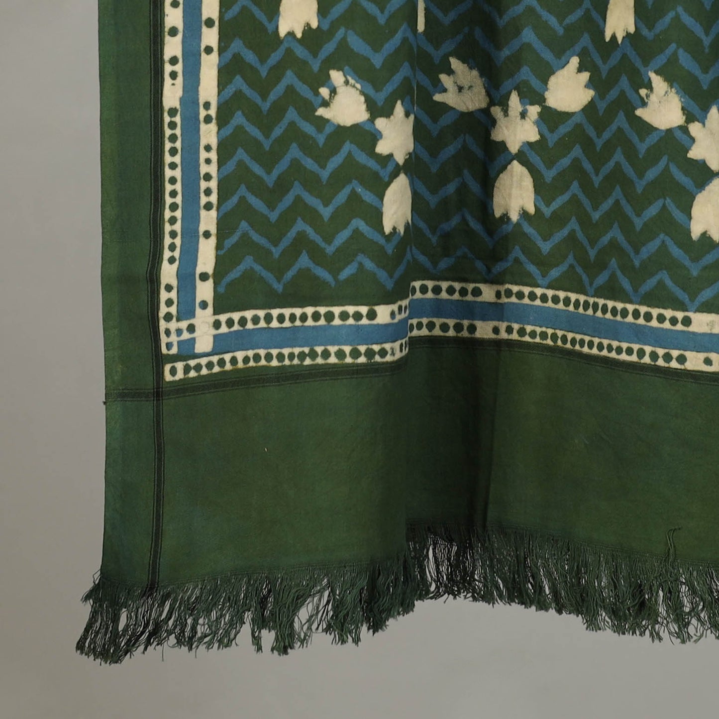 Pipad Hand Block Print Natural Dyed Pure Handloom Cotton Towel 21