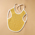 Yellow Handmade Cotton Baby Bib