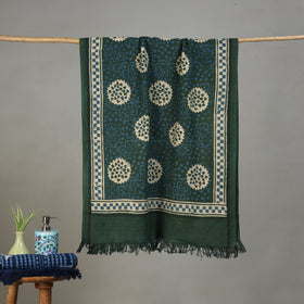 Pipad Hand Block Print Natural Dyed Pure Handloom Cotton Towel 23