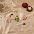 Cockroach - Reusable Hand Embroidered Bead Work Rakhi 08
