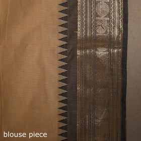 Beige - kandangi buti chettinad cotton saree with border 52