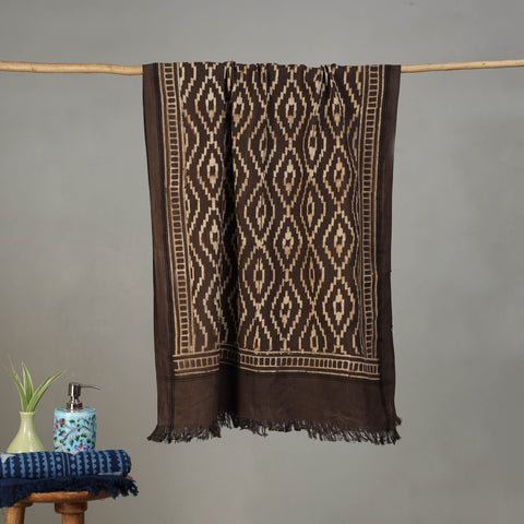 Pipad Hand Block Print Natural Dyed Pure Handloom Cotton Towel 26
