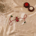 Cockroach - Reusable Hand Embroidered Bead Work Rakhi 10