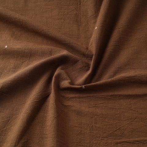 Kutch Organic Kala Cotton Pure Handwoven Buti Fabric 07