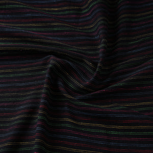 Black - Kutch Organic Kala Cotton Pure Handwoven Fabric 08