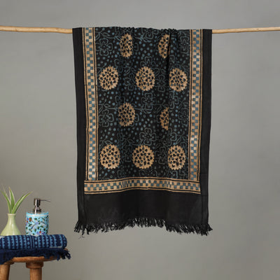 Pipad Hand Block Print Natural Dyed Pure Handloom Cotton Towel 29