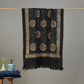 Pipad Hand Block Print Natural Dyed Pure Handloom Cotton Towel 29