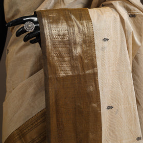 Beige - kandangi buti chettinad cotton saree with border 54