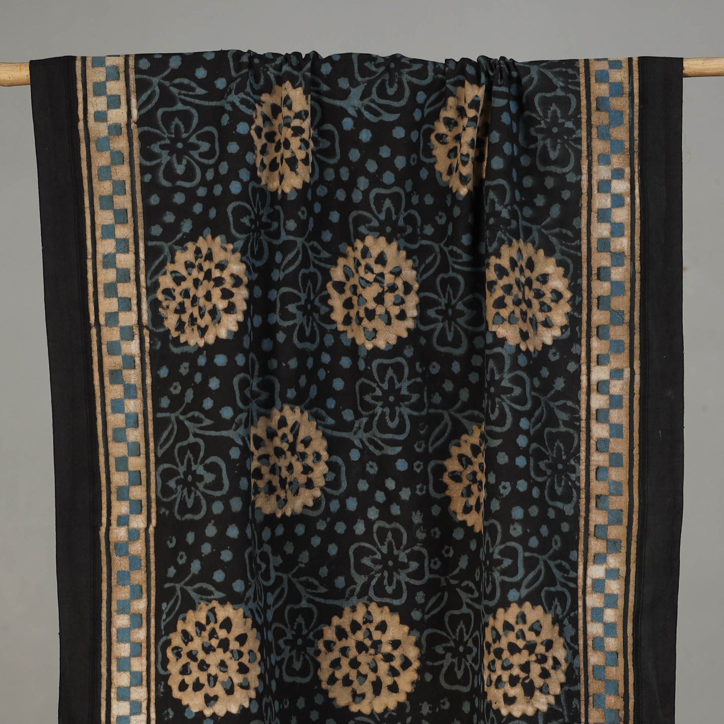 Pipad Hand Block Print Natural Dyed Pure Handloom Cotton Towel 29