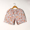  Sanganeri Block Printed Cotton Unisex Boxer/Shorts 