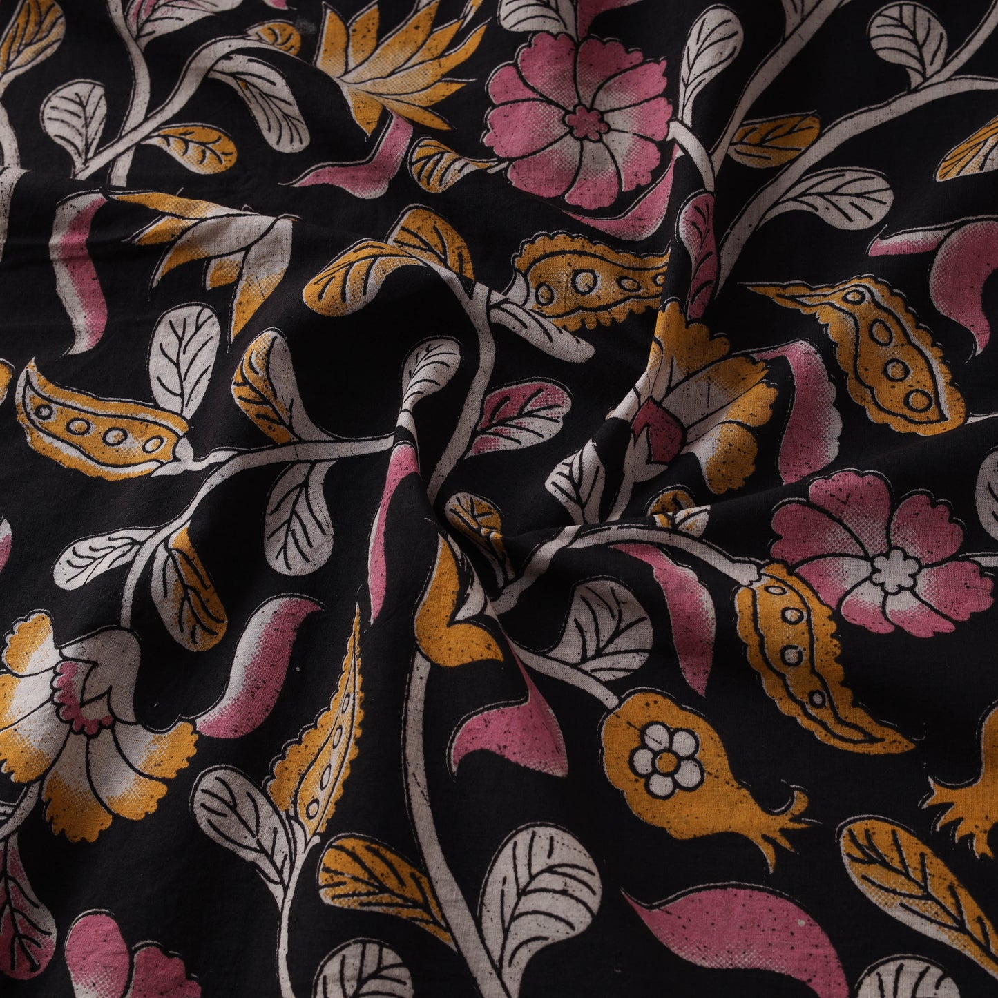 Kalamkari Printed Cotton Fabric 21