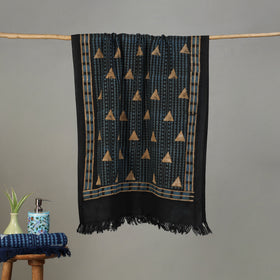 Pipad Hand Block Print Natural Dyed Pure Handloom Cotton Towel 30