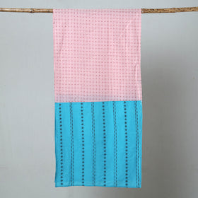 Multicolor - jacquard patchwork cotton stole 85