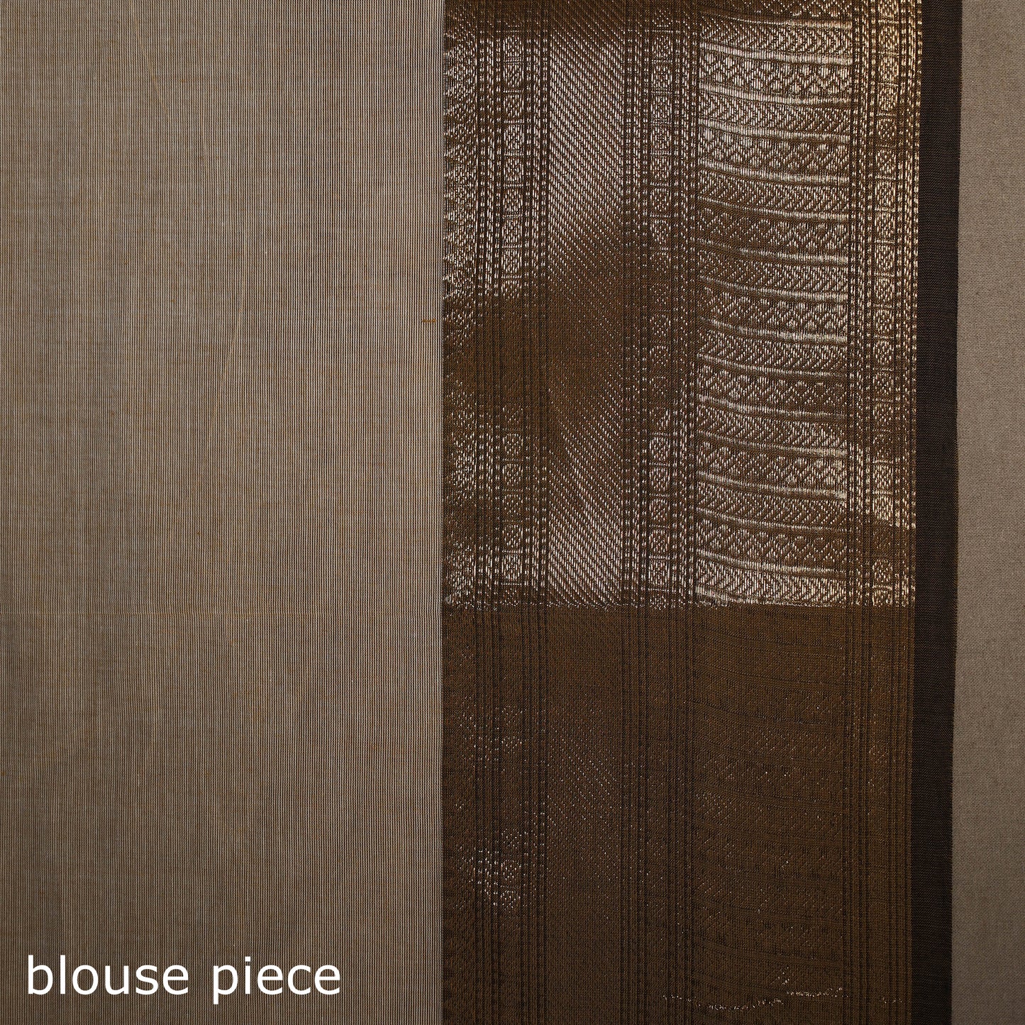 Beige - kandangi buti chettinad cotton saree with border 54