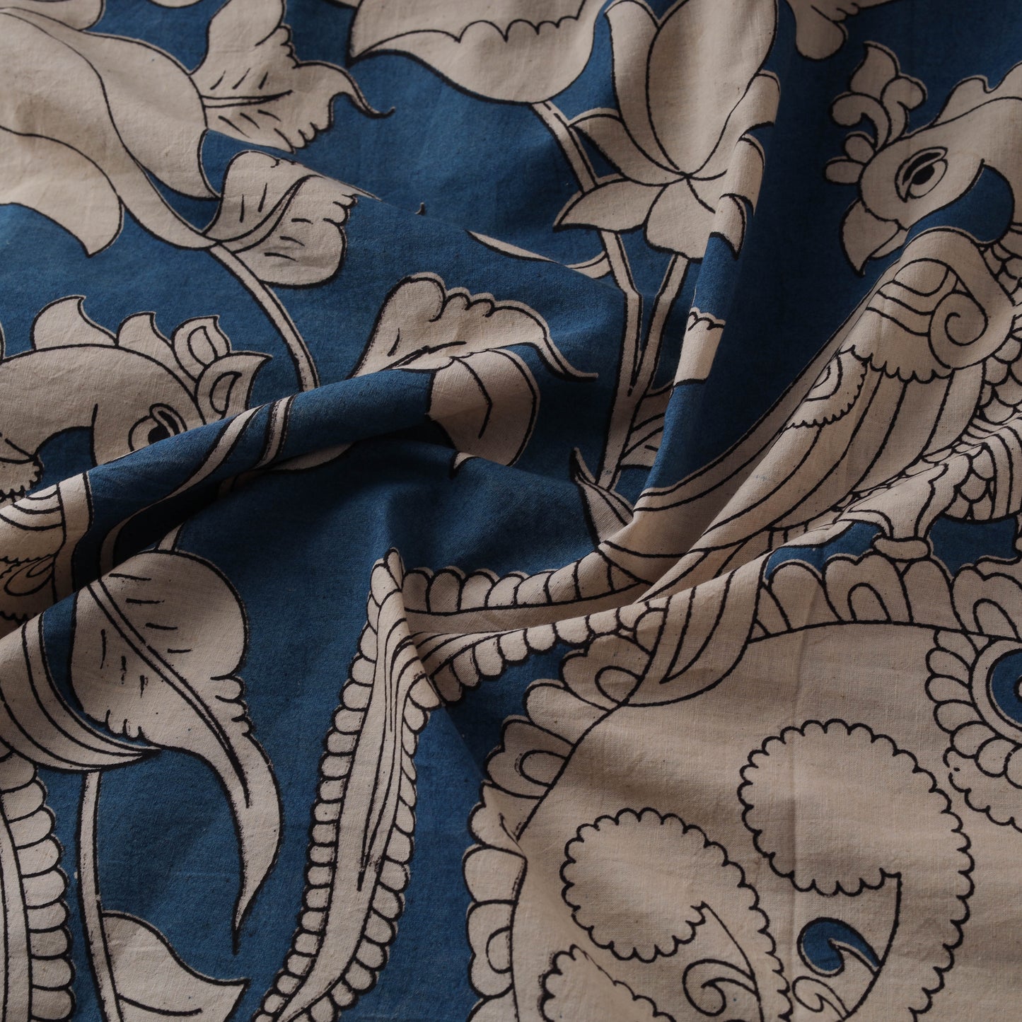 Kalamkari Printed Cotton Fabric 19