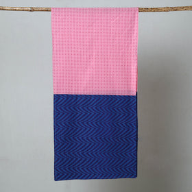 Multicolor - jacquard patchwork cotton stole 78