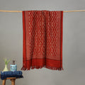 Pipad Hand Block Print Natural Dyed Pure Handloom Cotton Towel 33