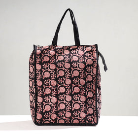 Multicolor Handmade Bagh Block Printed Cotton Shopping Bag