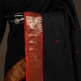 Black - kandangi buti chettinad cotton saree with border 56