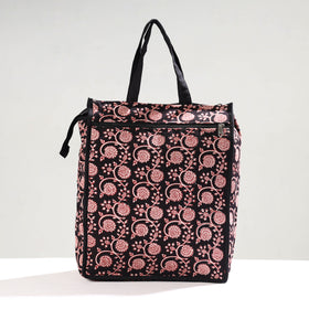 Multicolor Handmade Bagh Block Printed Cotton Shopping Bag