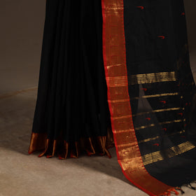 Black - kandangi buti chettinad cotton saree with border 56