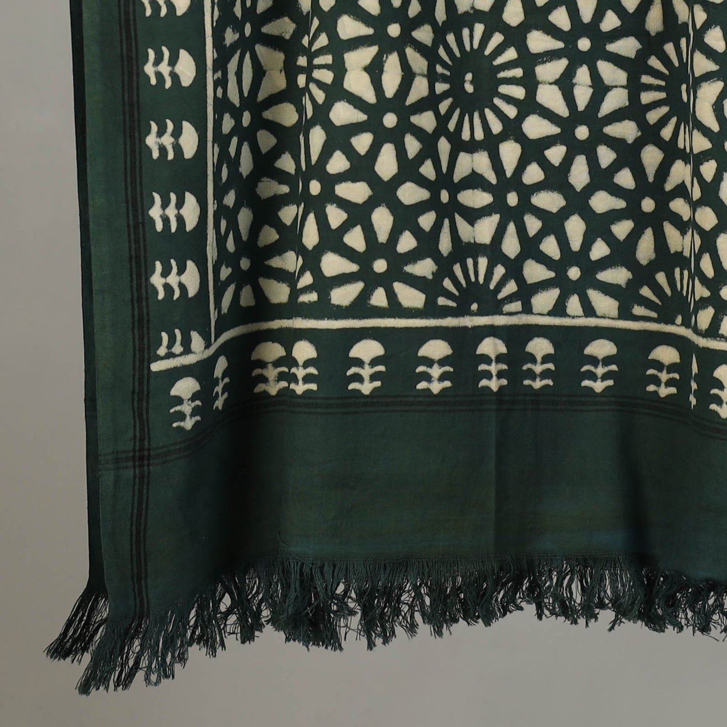 Pipad Hand Block Print Natural Dyed Pure Handloom Cotton Towel 34