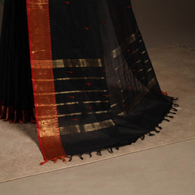Black - kandangi buti chettinad cotton saree with border 56