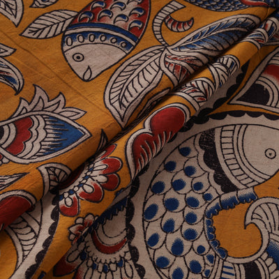 Kalamkari Printed Cotton Fabric 15