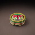 Odisha Pattachitra Handpainted Stainless Steel Masala Box (7.2 x 7.2 in) 01