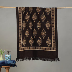 Pipad Hand Block Print Natural Dyed Pure Handloom Cotton Towel 36