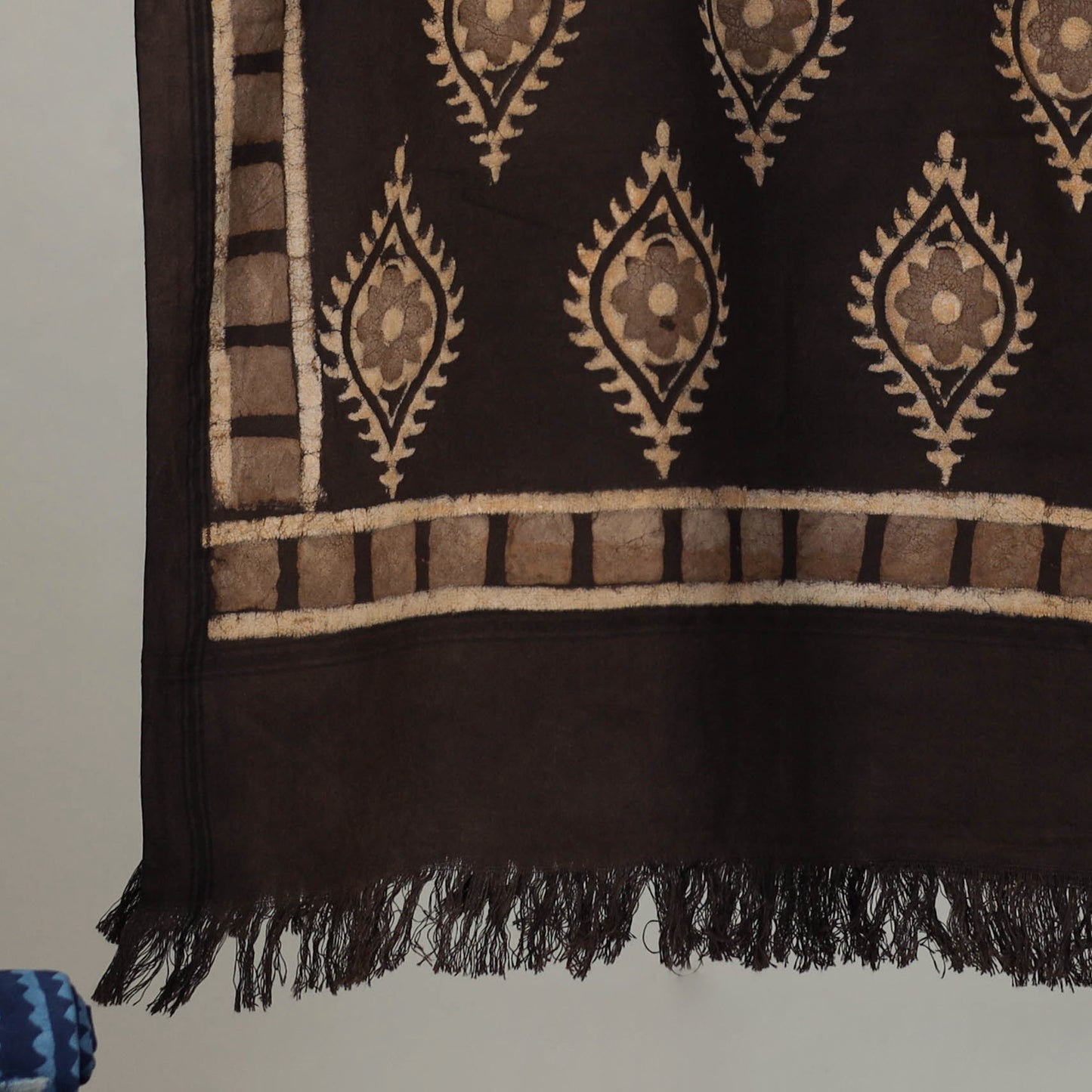 Pipad Hand Block Print Natural Dyed Pure Handloom Cotton Towel 36