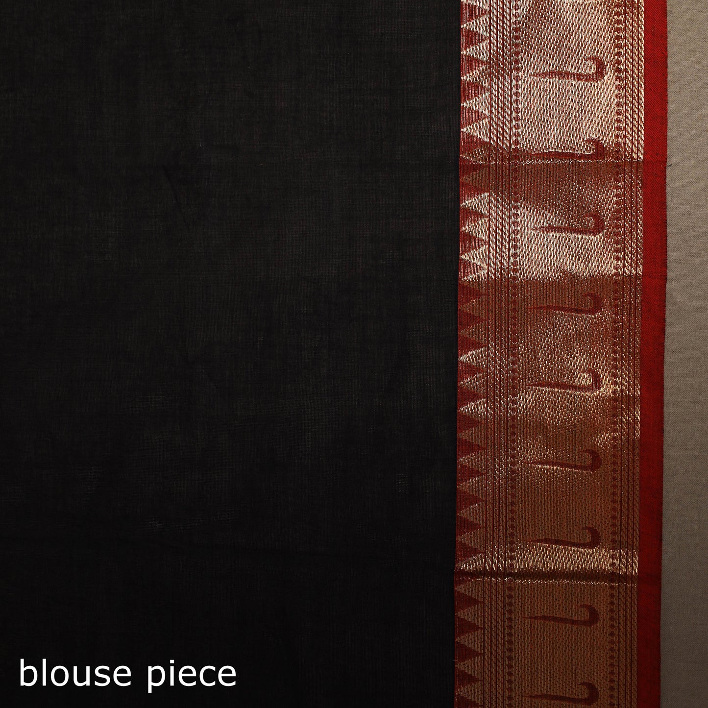 Black - kandangi buti chettinad cotton saree with border 56