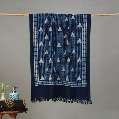 Pipad Hand Block Print Natural Dyed Pure Handloom Cotton Towel 02