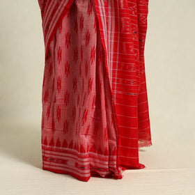 Buy Pink Ikat Handloom Cotton Sambalpuri Saree