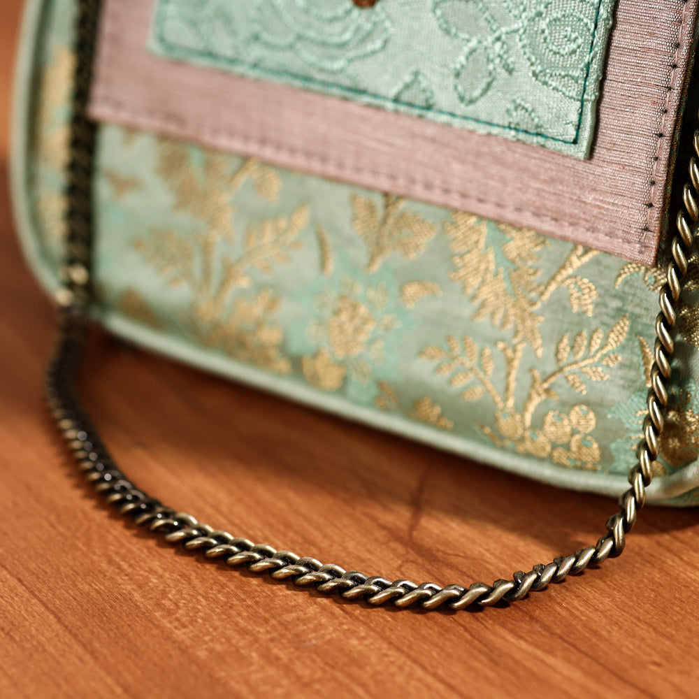 embroidered hand bag