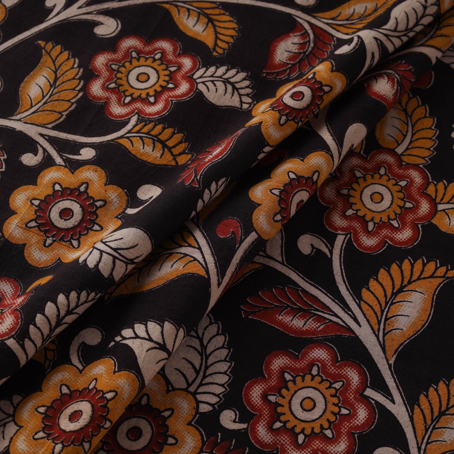 Kalamkari Printed Cotton Fabric 12