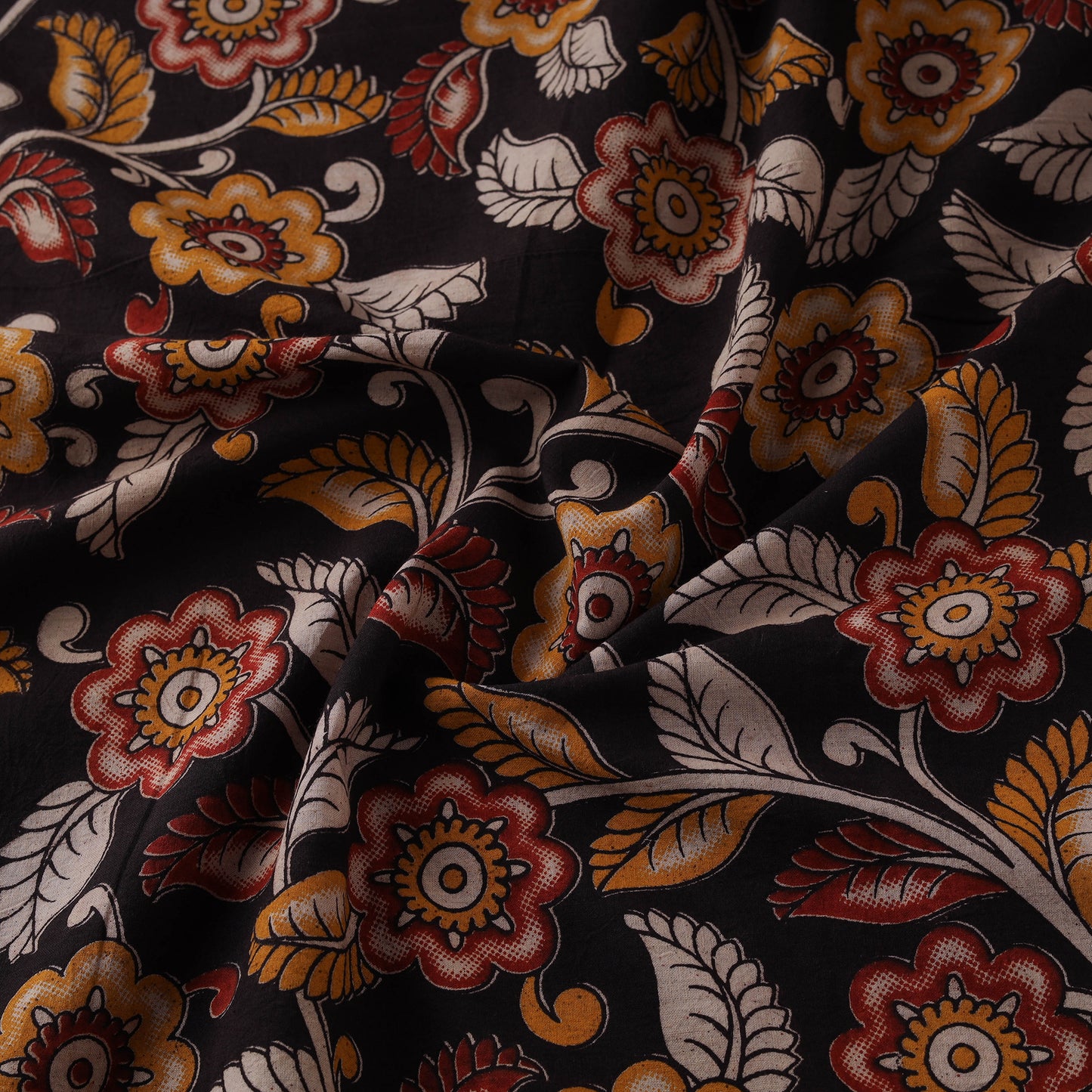 Kalamkari Printed Cotton Fabric 12