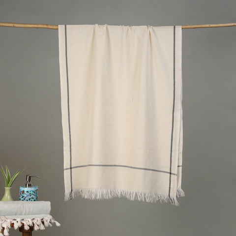 Pure Handloom Fine Cotton Plain Bath Towel 39