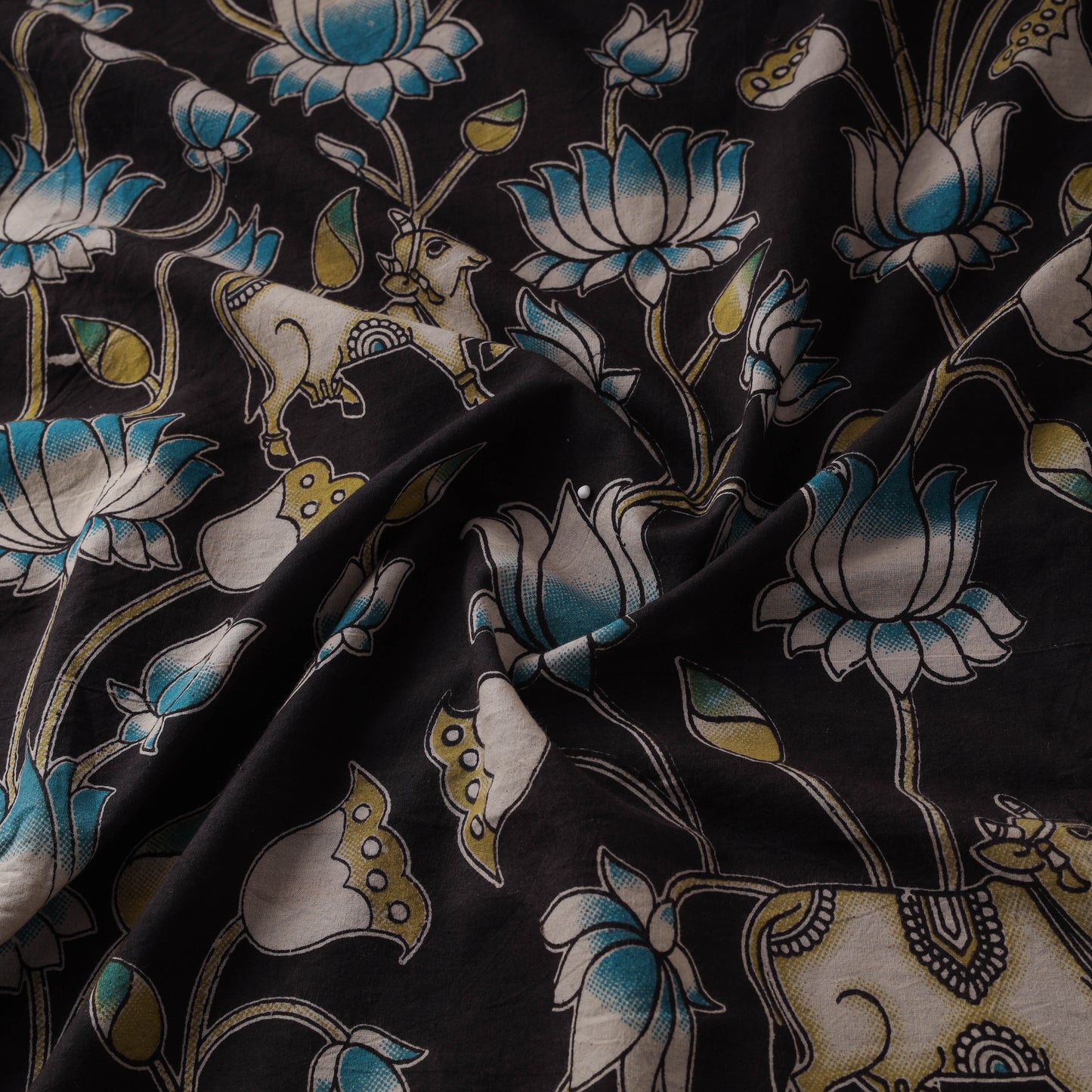 Kalamkari Printed Cotton Fabric 10