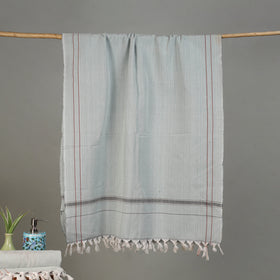 Pure Handloom Fine Cotton Plain Bath Towel 40