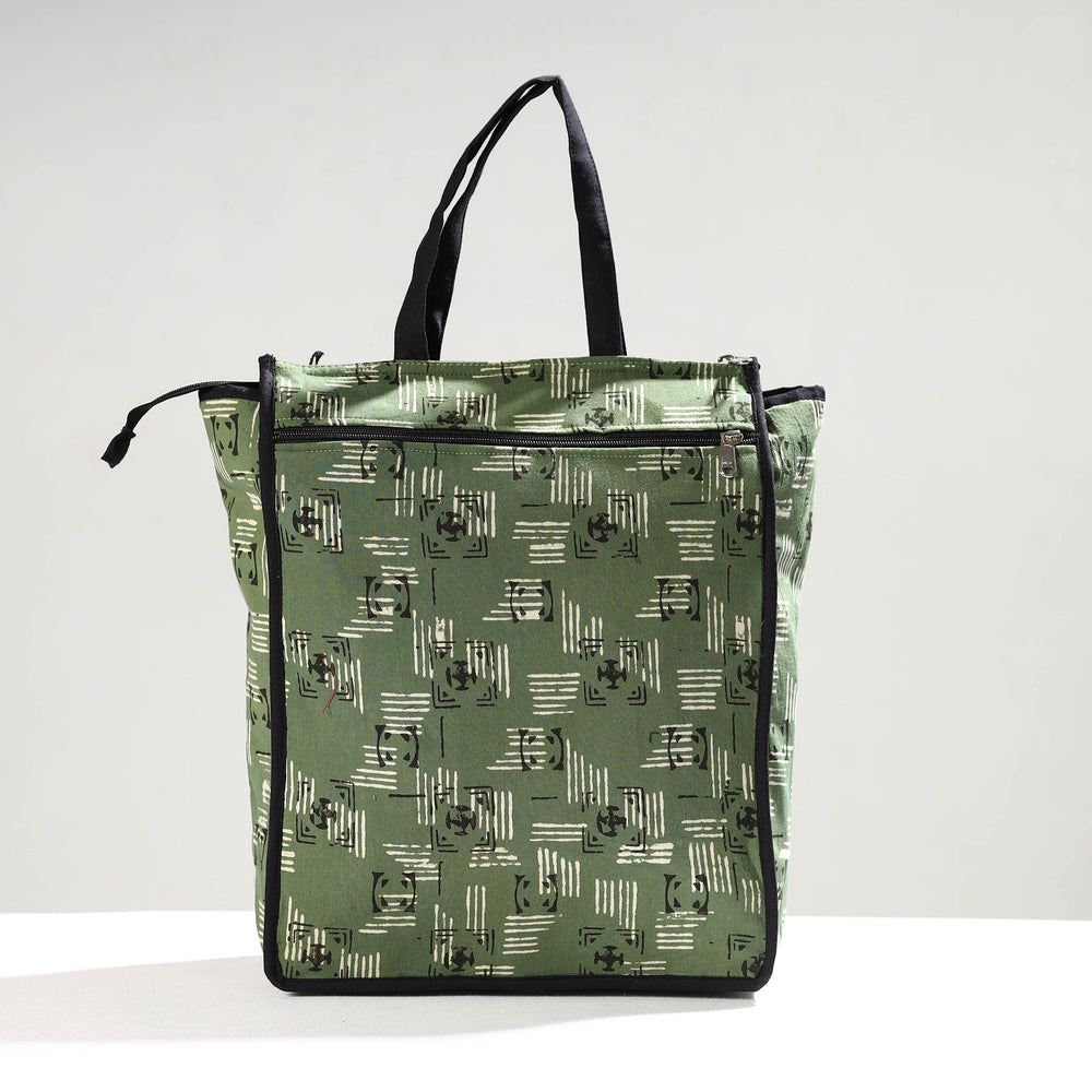 printed cotton shopping bag