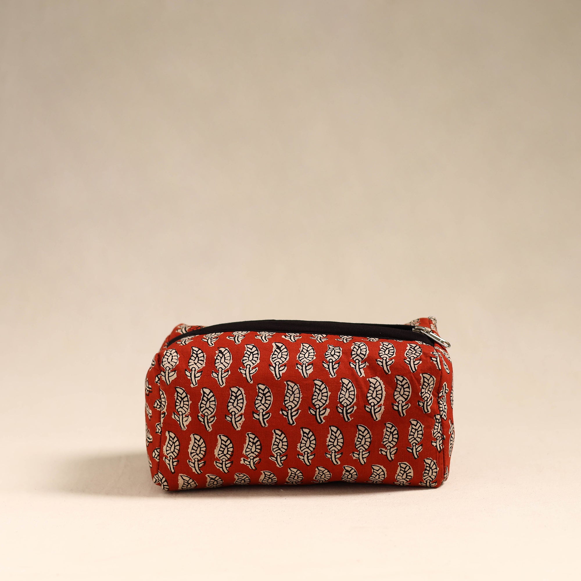 Red - Handmade Cotton Toiletry Bags (Set of 3) 09 main image 1
